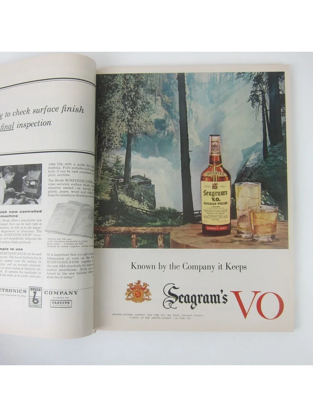 Vintage FORTUNE Magazine October 1956 Shell, Goodyear, Kodak, Seagrams, Esso Ads